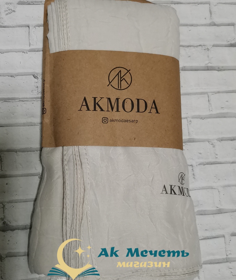 Палантин Akmoda (светло серый) р.82х188